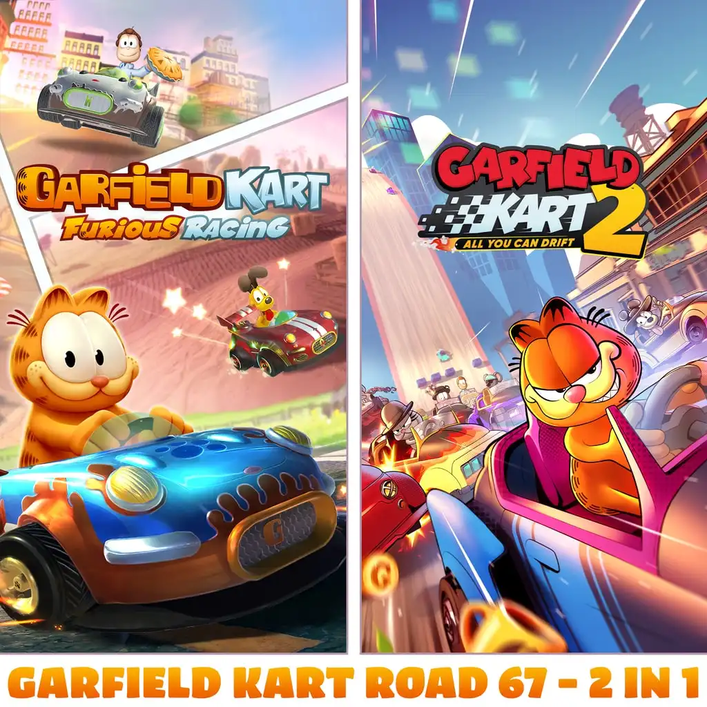 Garfield Kart Road 67 - 2 in 1 — Garfield Kart 2 - All You Can Drift