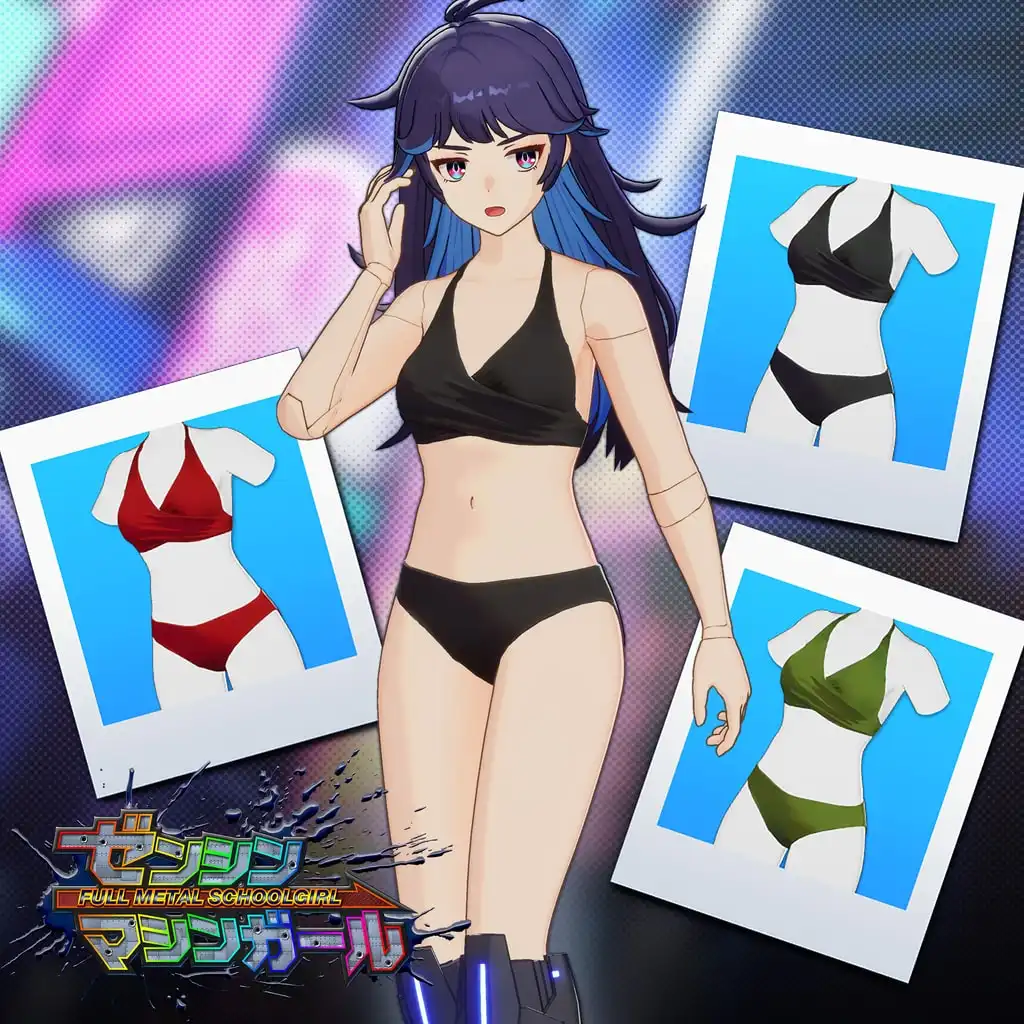 FULL METAL SCHOOLGIRL  - Akemi Costume: "Cool Bikini" in 3 Color Varieties — FULL METAL SCHOOLGIRL