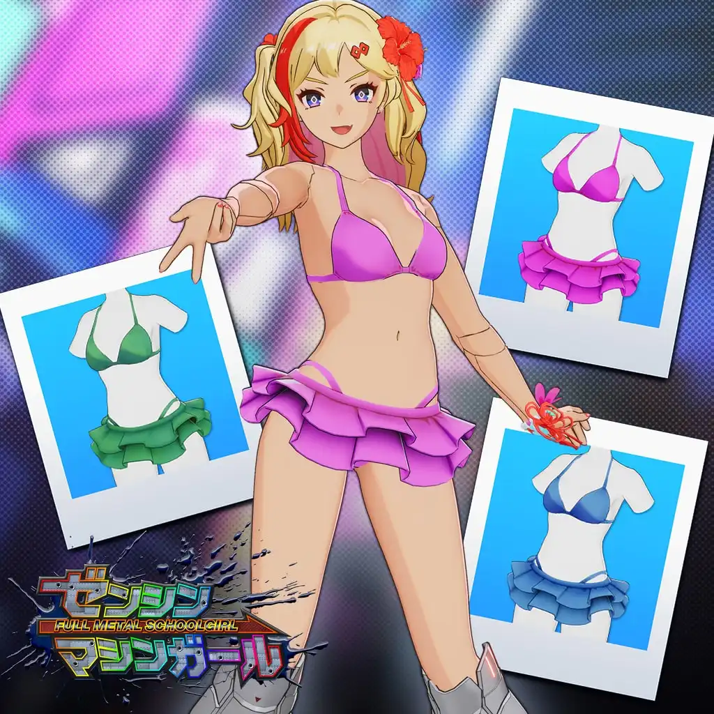FULL METAL SCHOOLGIRL  - Ryoko Costume: "Cute Bikini" in 3 Color Varieties — FULL METAL SCHOOLGIRL