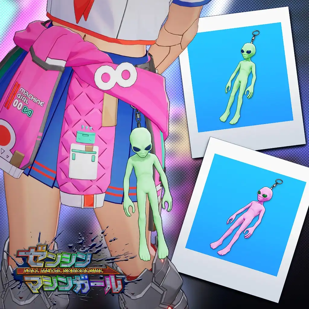 Accessory: "Grey Alien" in 2 Color Varieties — FULL METAL SCHOOLGIRL