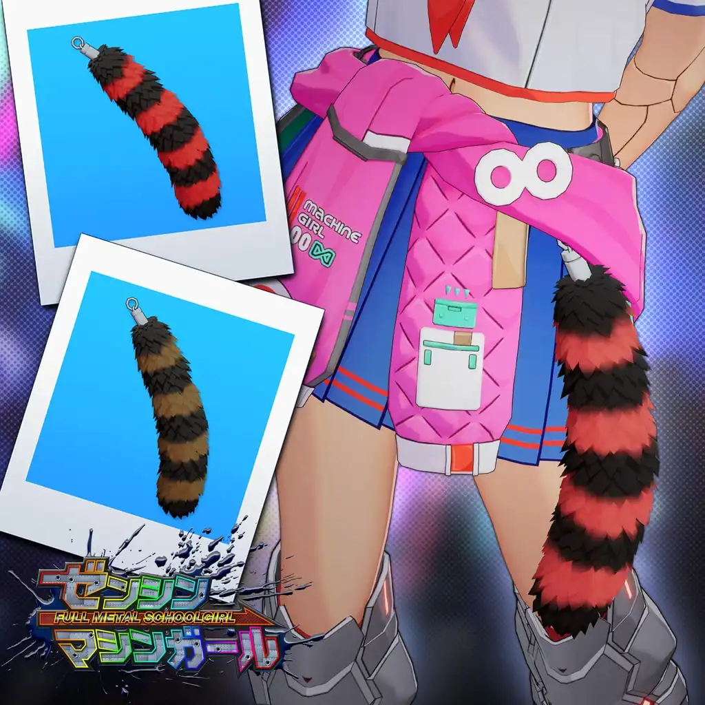 Accessory: "Raccoon Tail" in 2 Color Varieties — FULL METAL SCHOOLGIRL