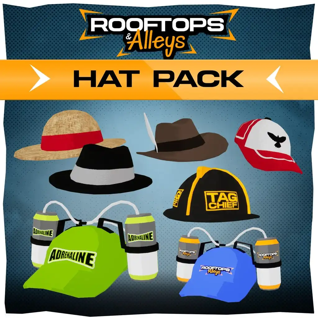Rooftops and Alleys: The Parkour Game - Hat Pack DLC — Rooftops & Alleys: The Parkour Game