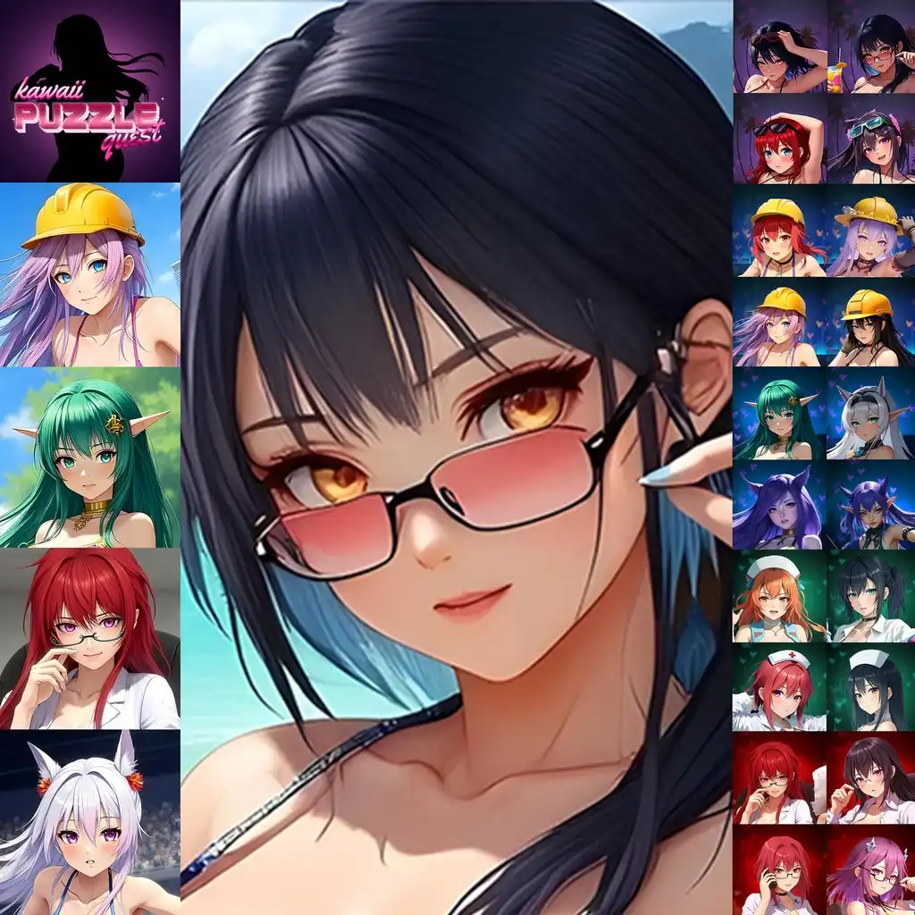 Kawaii Puzzle Quest Theme Avatar Bundle — Kawaii Puzzle Quest