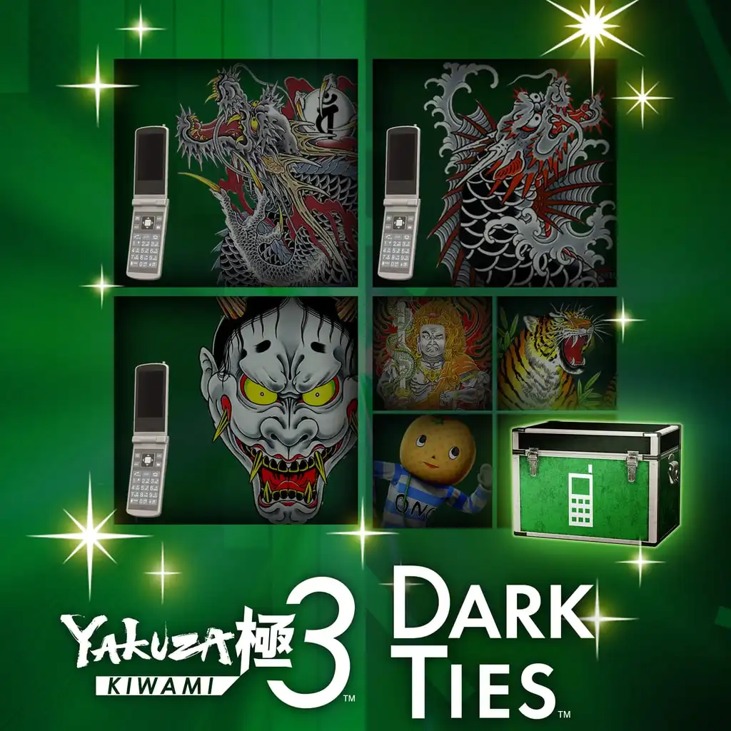 Yakuza Kiwami 3 & Dark Ties - Flip Phone Customization Pack PS4 & PS5 — Yakuza Kiwami 3 & Dark Ties PS4 & PS5