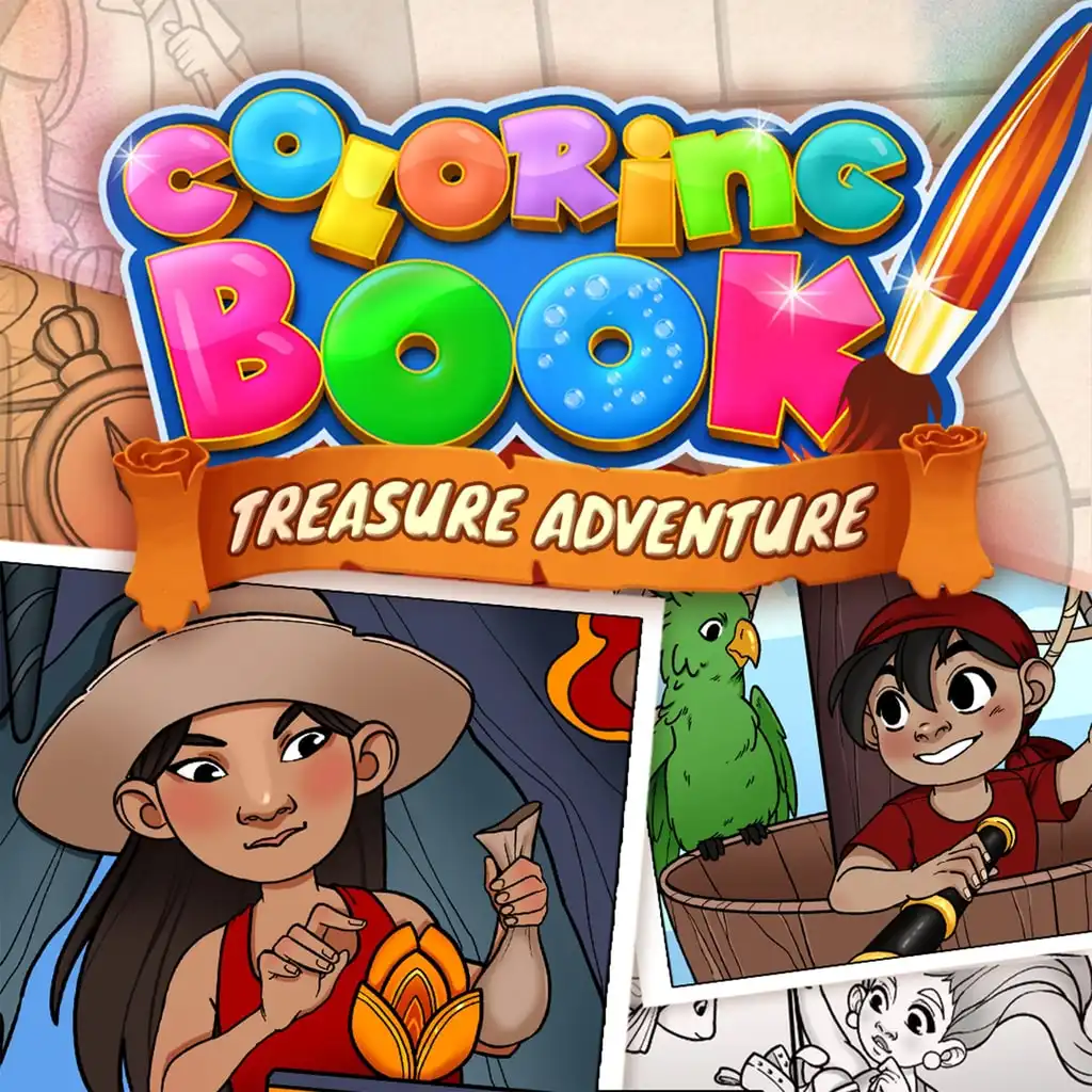 Coloring Book: Treasure Adventure — Coloring Book