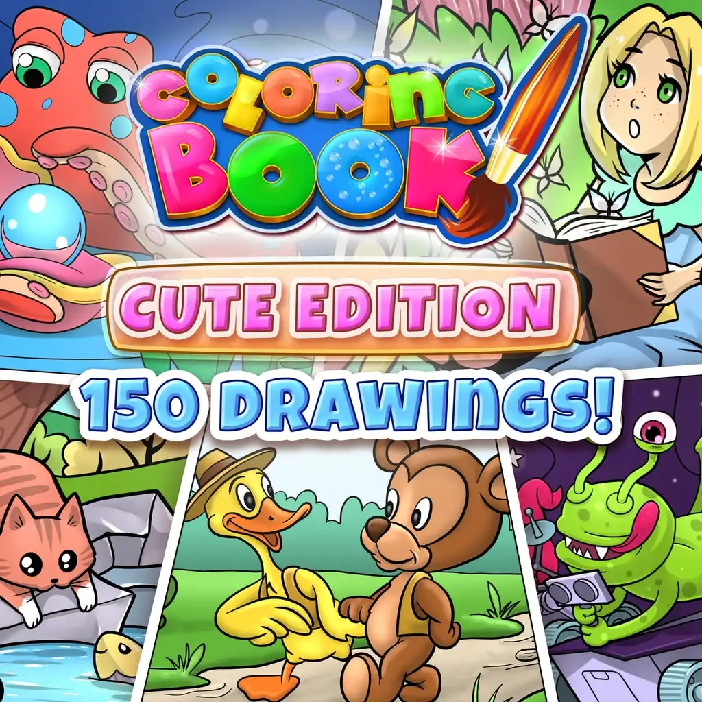 Coloring Book: Cute Edition - 150 drawings — PS4/PS5 ფასი საქართველოში