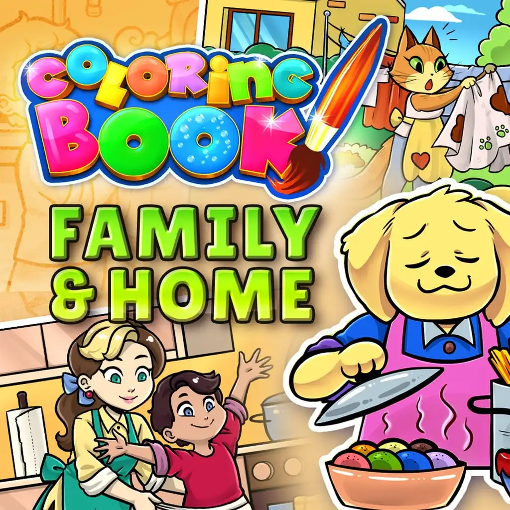 Coloring Book: Family & Home — Coloring Book