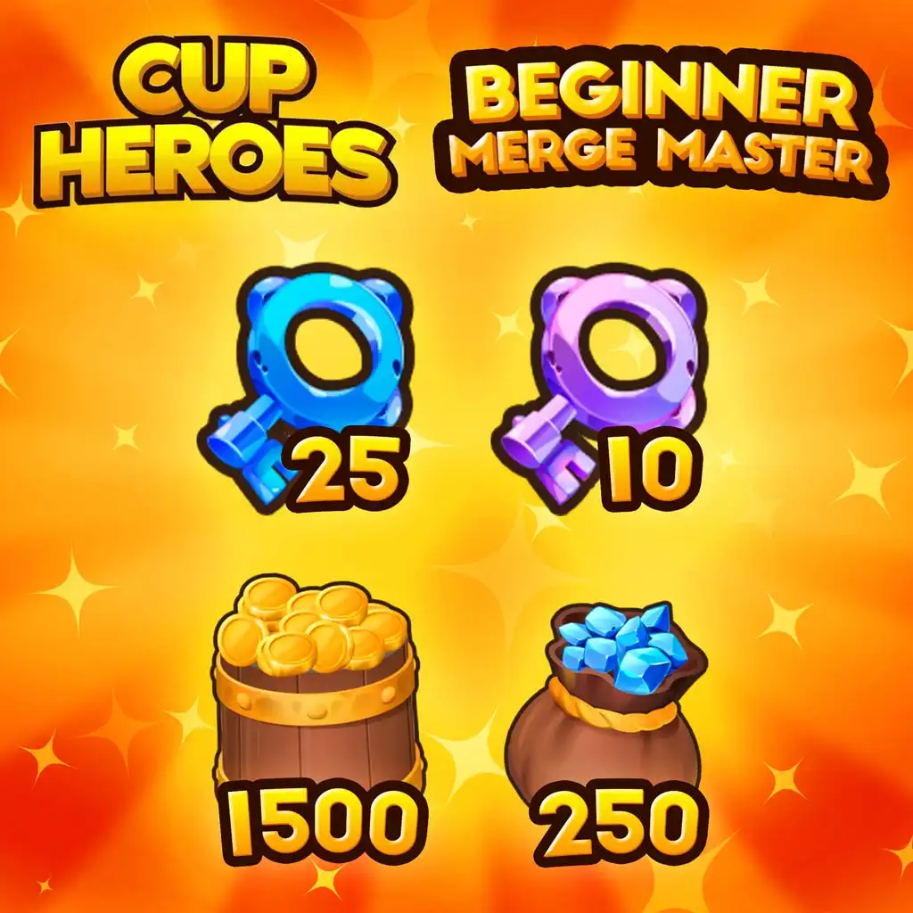Cup Heroes - Beginner Merge Master — Cup Heroes