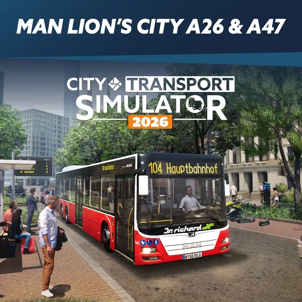 CTS 2026 - Bus DLC: MAN Lion's City A47 & A26 — City Transport Simulator 2026