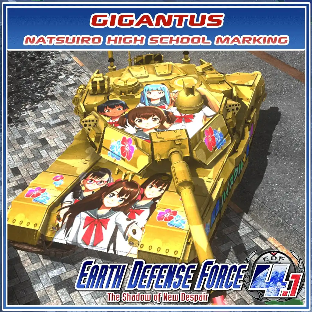 Gigantus Natsuiro High School Marking — Earth Defense Force 4.1: The Shadow of New Despair