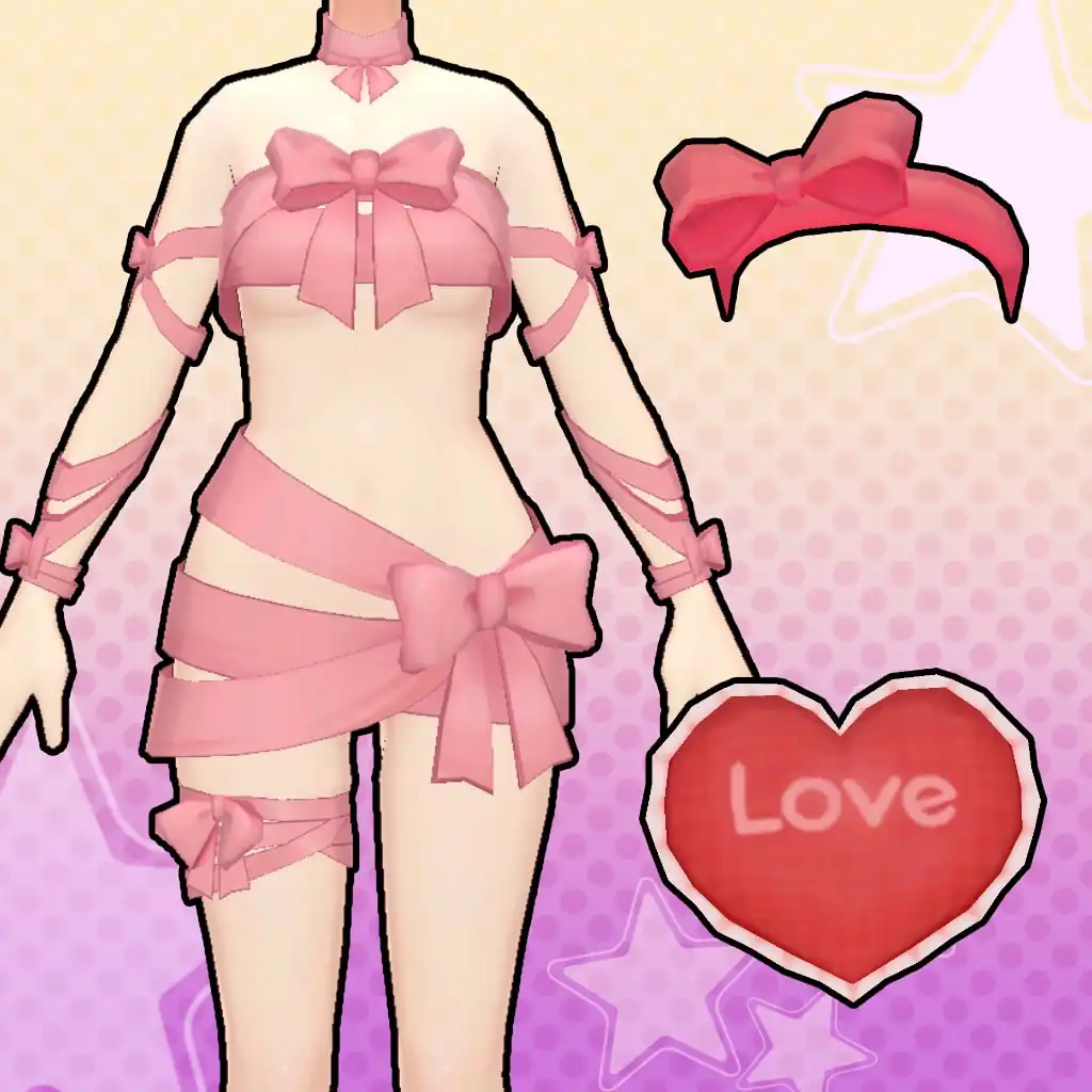 Gal*Gun: Double Peace 'Sexy Ribbons' Costume Set [Cross-Buy] — Gal*Gun Double Peace