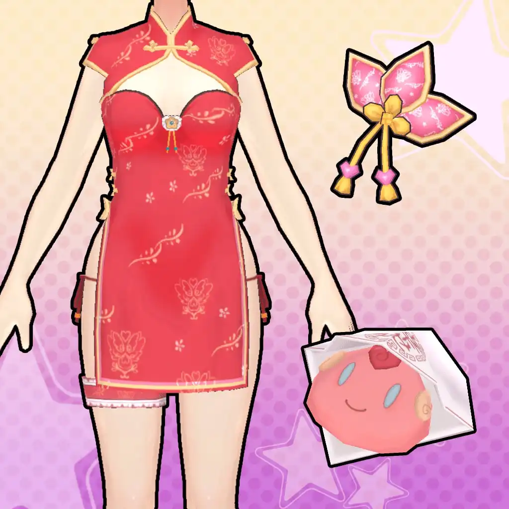 Gal*Gun: Double Peace 'Chinese Dress' Costume Set [Cross-Buy] — Gal*Gun Double Peace