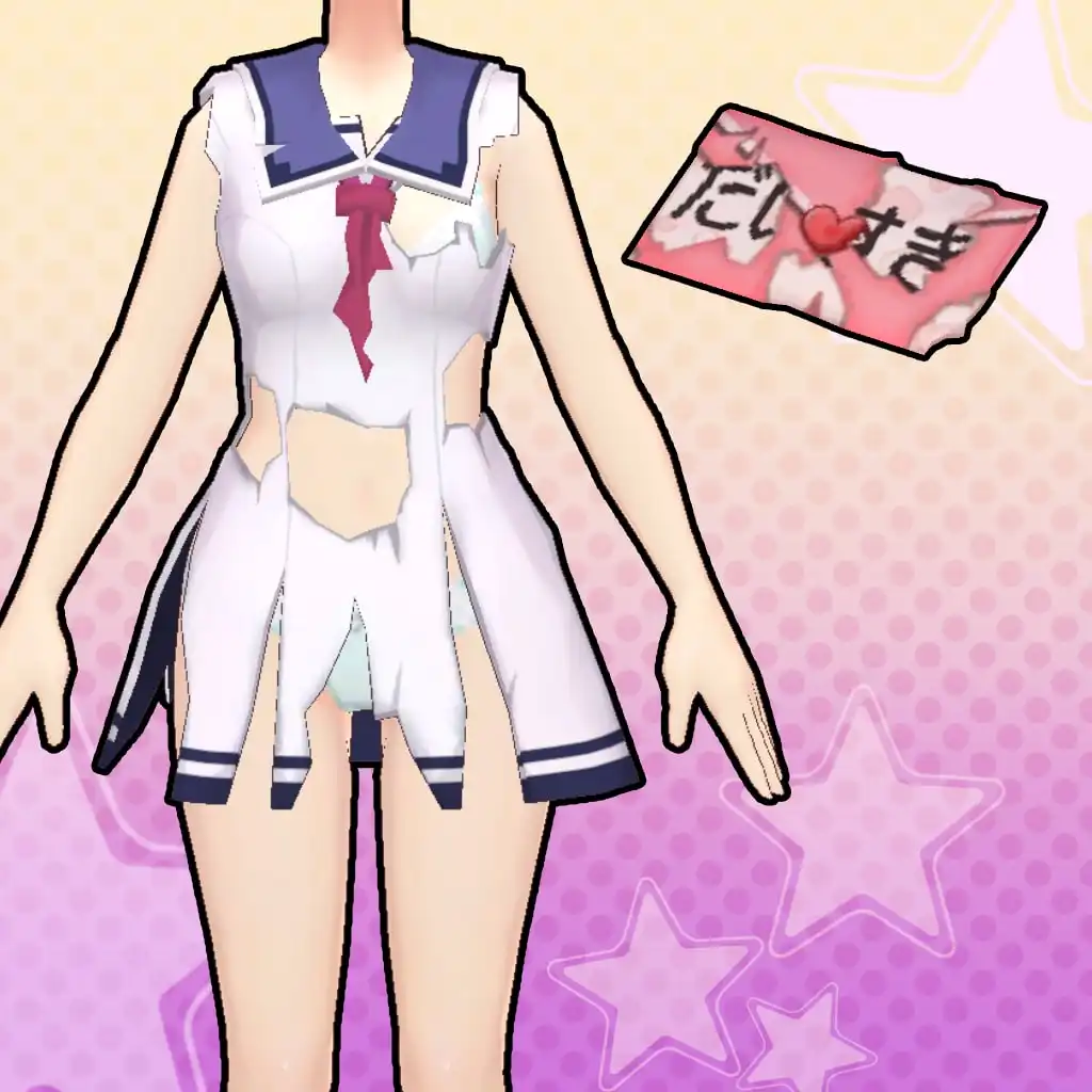 Gal*Gun: Double Peace 'Ripped Uniform' Costume Set [Cross-Buy] — Gal*Gun Double Peace