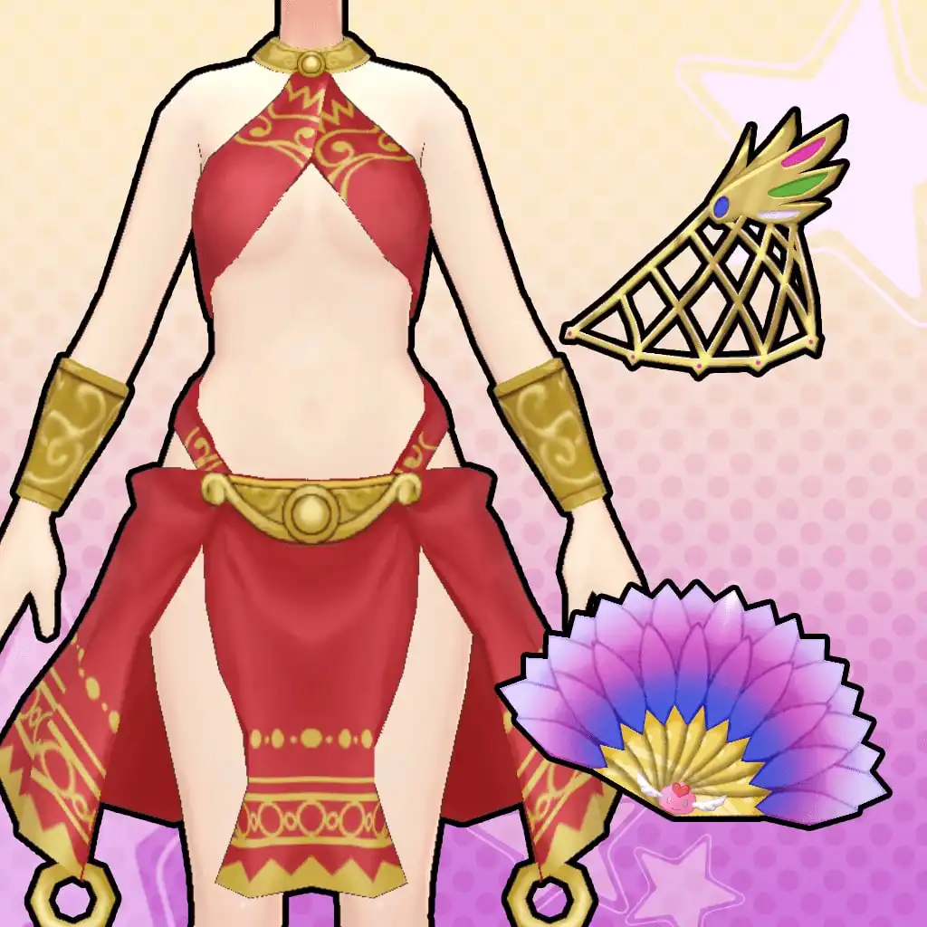 Gal*Gun: Double Peace 'Captivating Dancer' Costume Set — Gal*Gun Double Peace