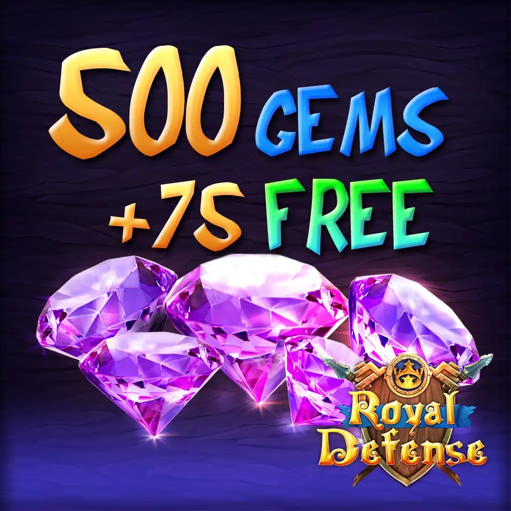 Royal Defense: 500 crystals +75 — Royal Defense