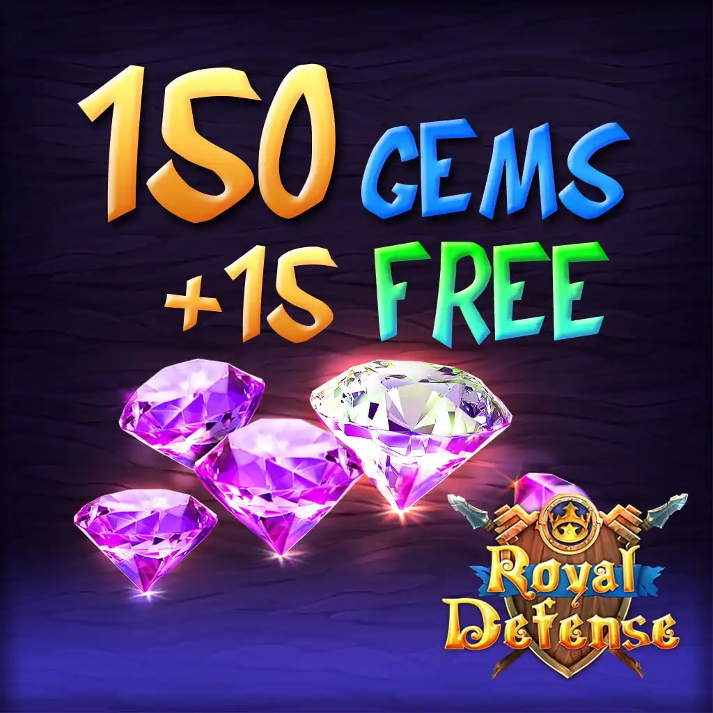 Royal Defense: 150 crystals +15 — Royal Defense