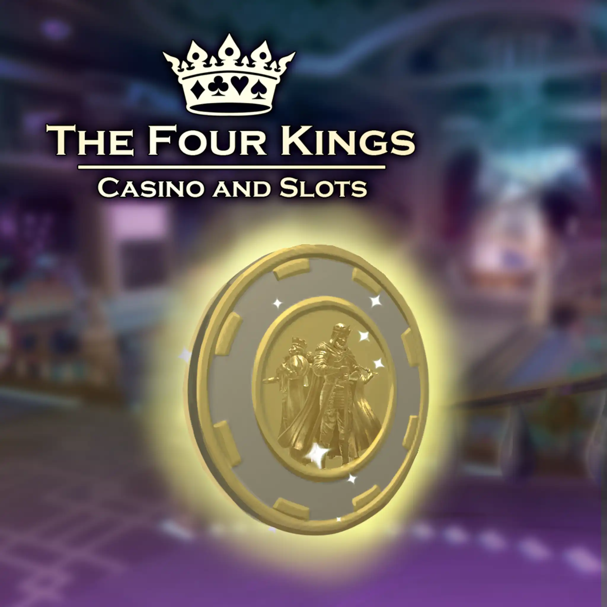 Four Kings Casino: Lucky Fountain Chip — Four Kings Casino and Slots