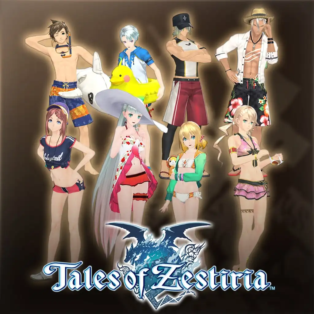 Tales of Zestiria - Seaside Resort Costumes Set — Tales of Zestiria™