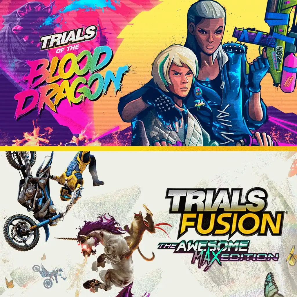 TRIALS OF THE BLOOD DRAGON + TRIALS FUSION AWESOME MAX EDITION — Trials of the Blood Dragon™