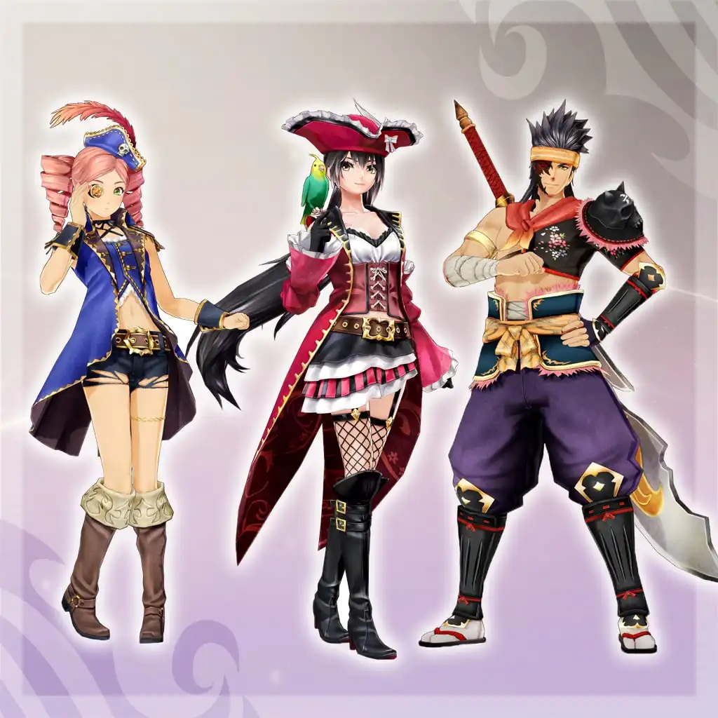 Tales of Berseria - Pirate Costumes Set — Tales of Berseria