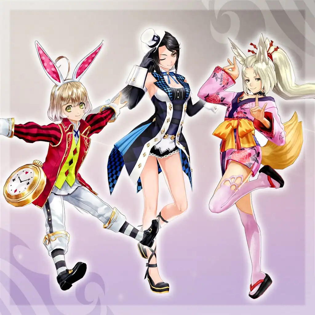 Tales of Berseria - Japanese, Fairy and Menagerie Costumes Set — Tales of Berseria