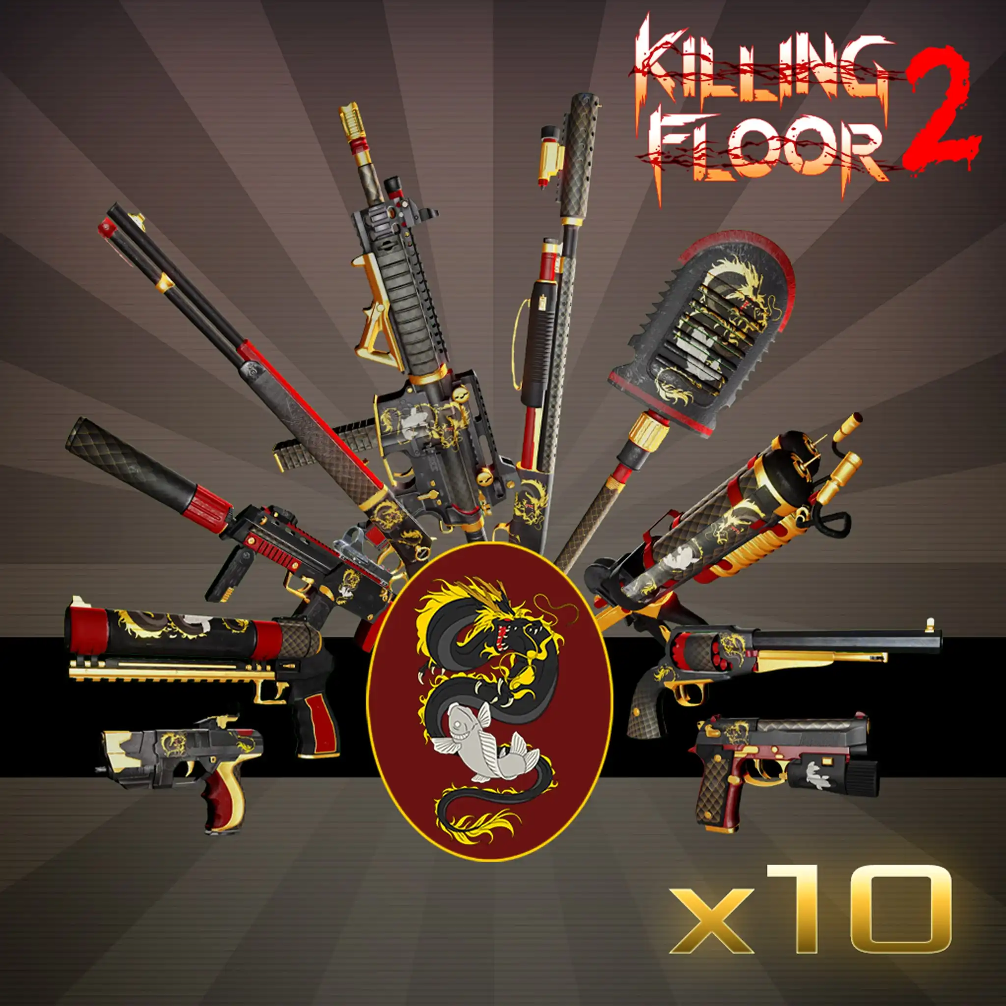 Dragon & Koi Tier 1 Weapon Skin Bundle — Killing Floor 2