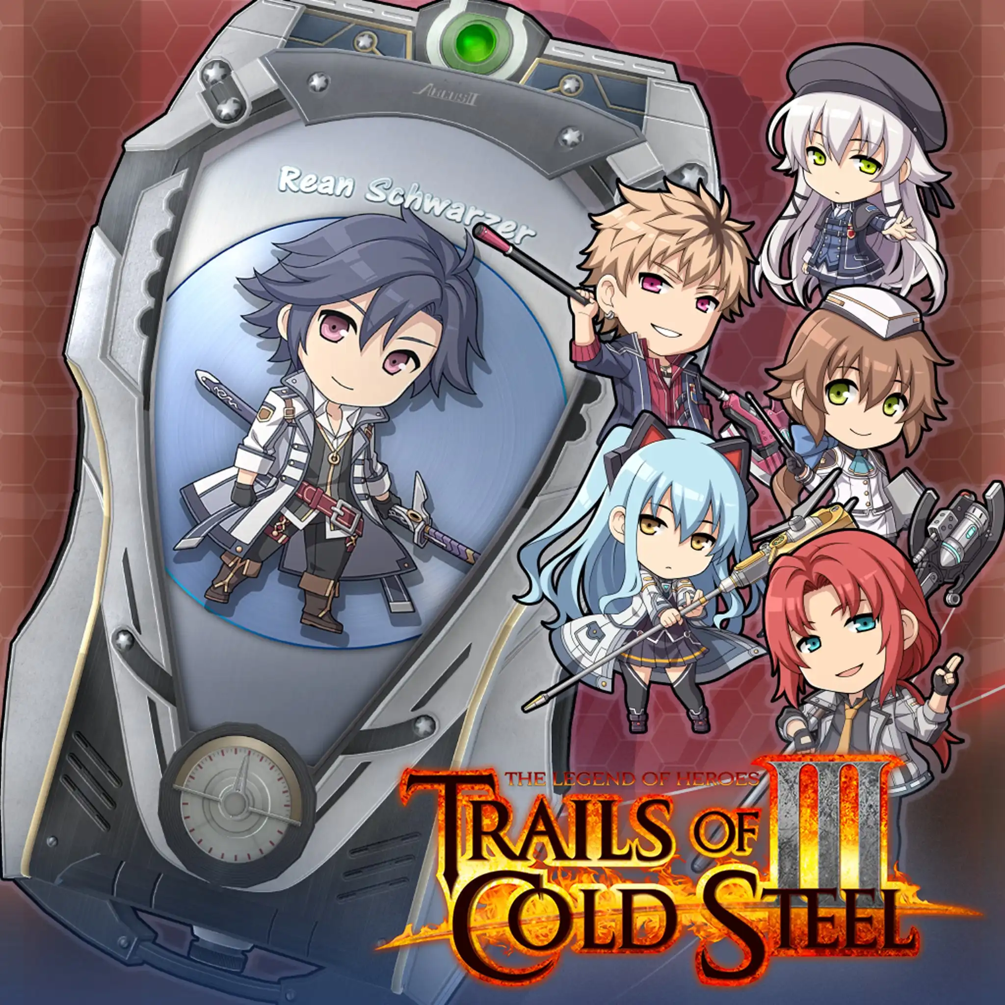 Trails of Cold Steel III: ARCUS Cover Set A — The Legend of Heroes: Trails of Cold Steel III