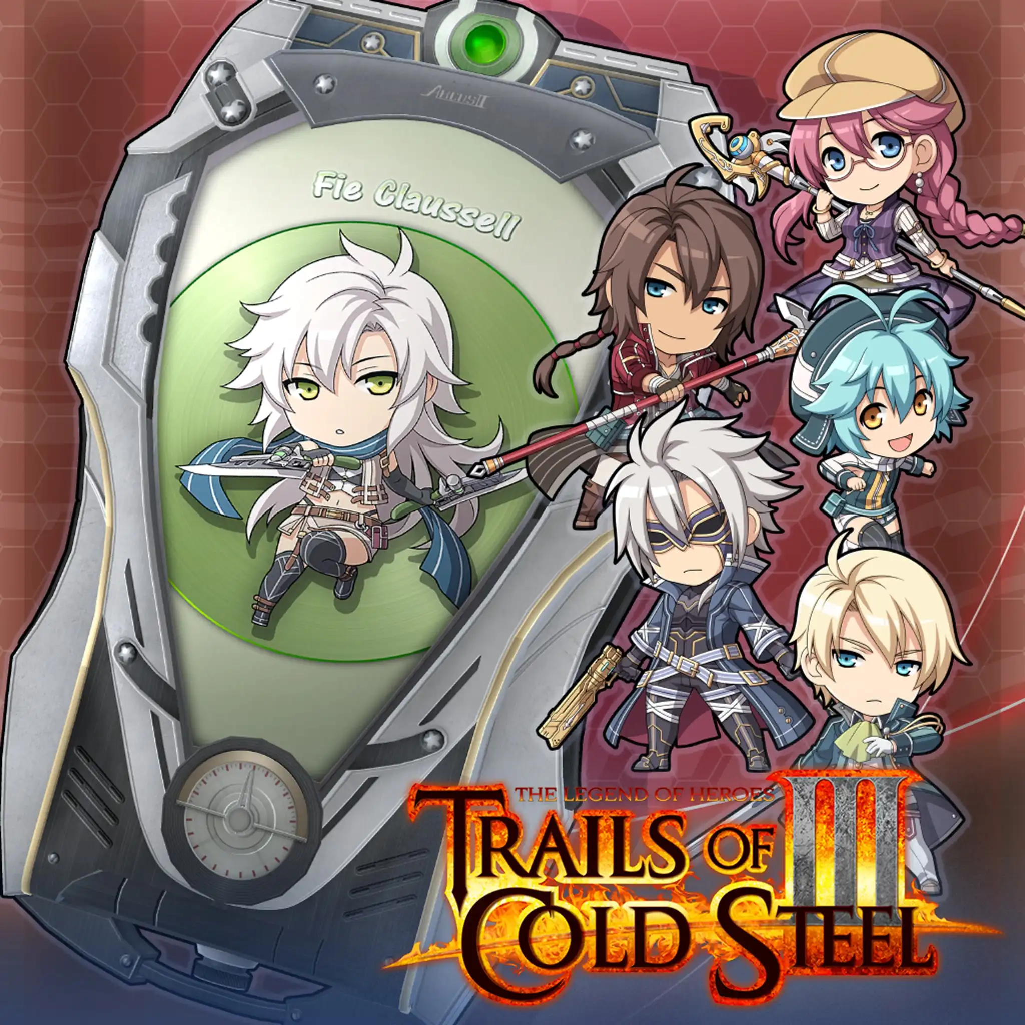 Trails of Cold Steel III: ARCUS Cover Set D — The Legend of Heroes: Trails of Cold Steel III