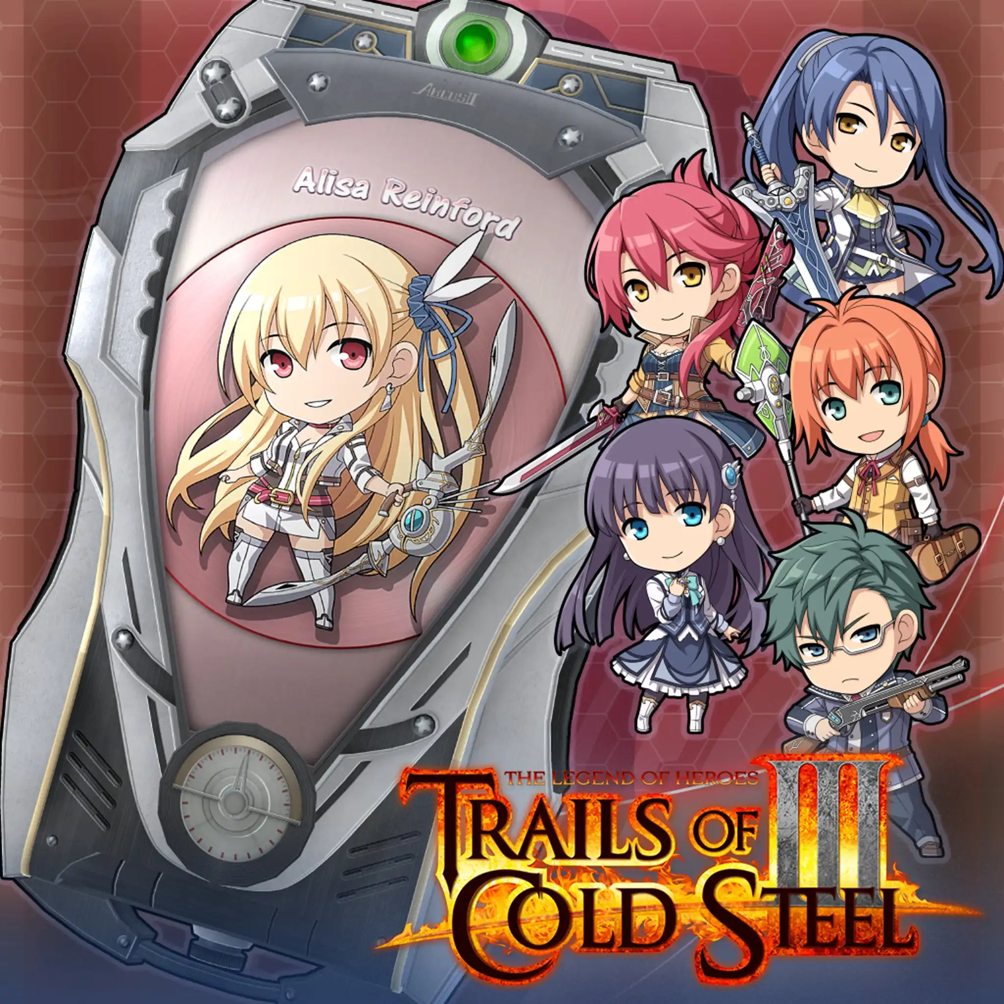 Trails of Cold Steel III: ARCUS Cover Set C — The Legend of Heroes: Trails of Cold Steel III