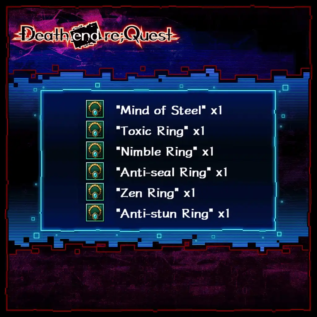 Maniac Set — Death end re;Quest