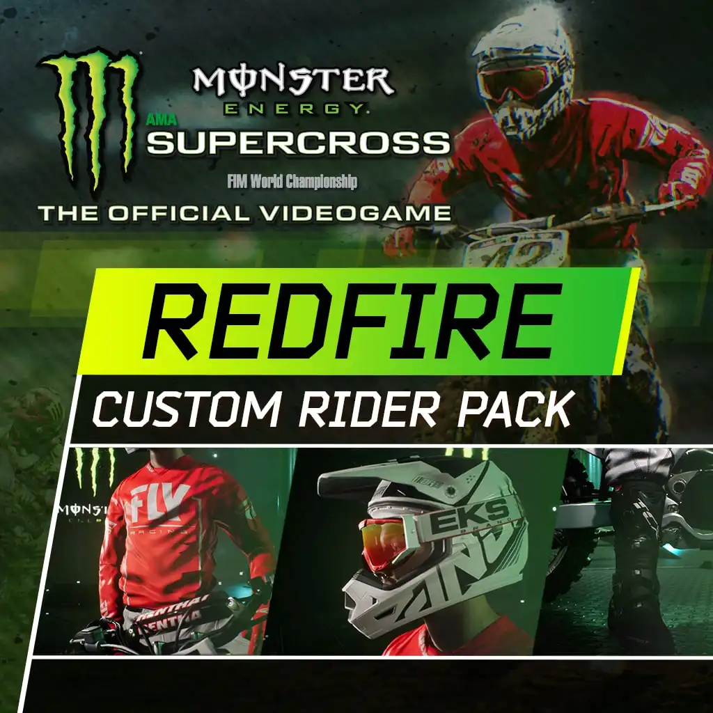 Monster Energy Supercross - Redfire Custom Rider Pack — Monster Energy Supercross - The Official Videogame