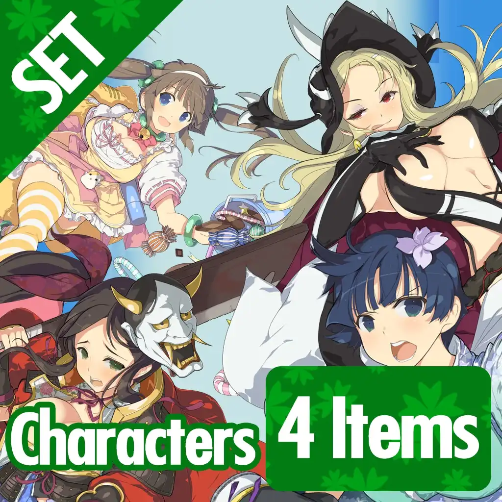 Gessen Character Set — SENRAN KAGURA Burst Re:Newal