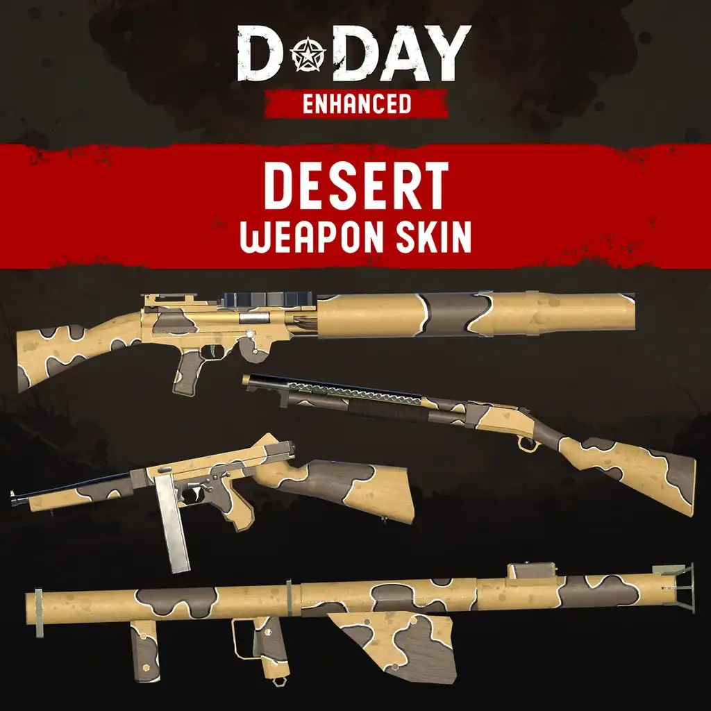 D-Day Enhanced - Desert Weapon Skin — D-Day Enhanced