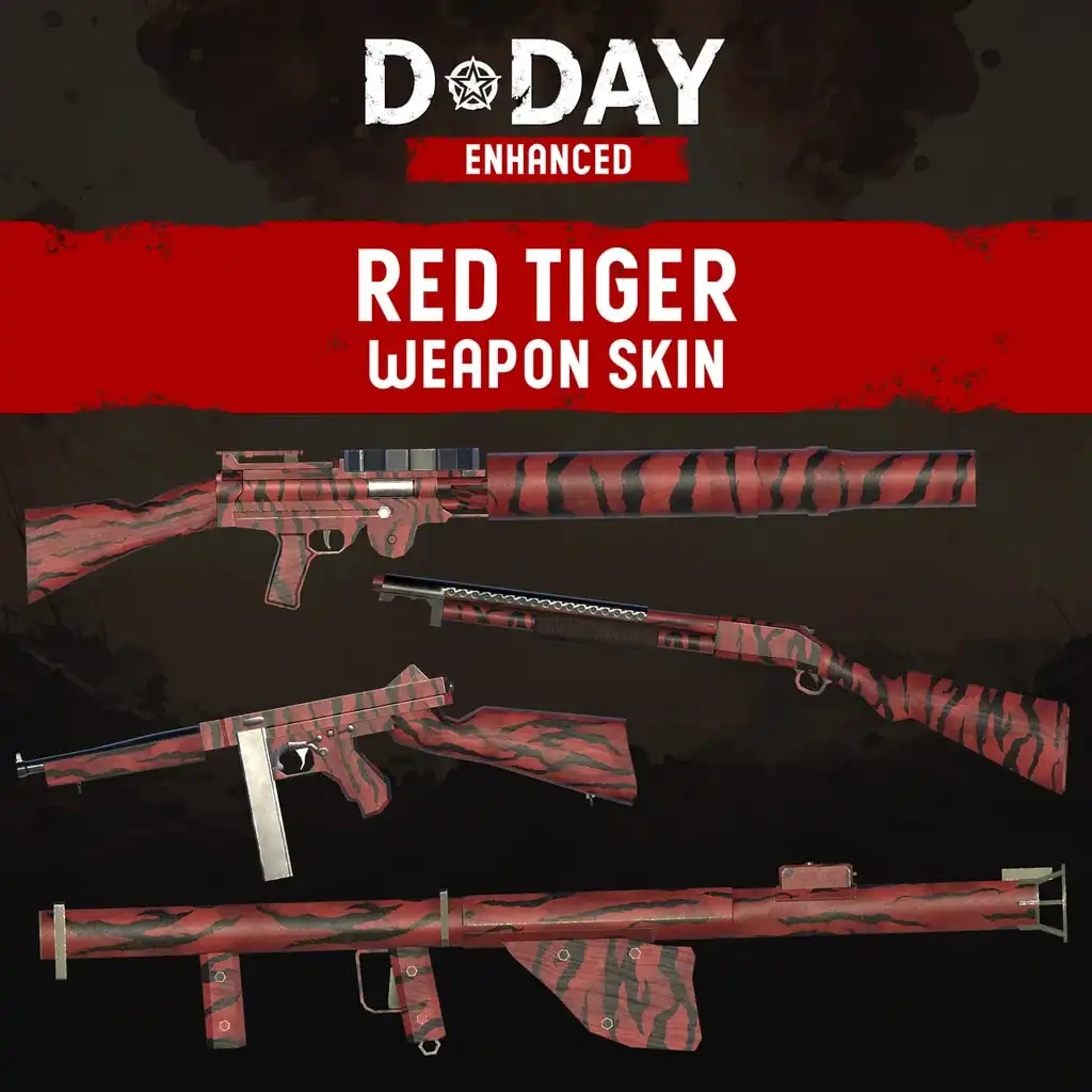 D-Day Enhanced - Red Tiger Weapon Skin — D-Day Enhanced