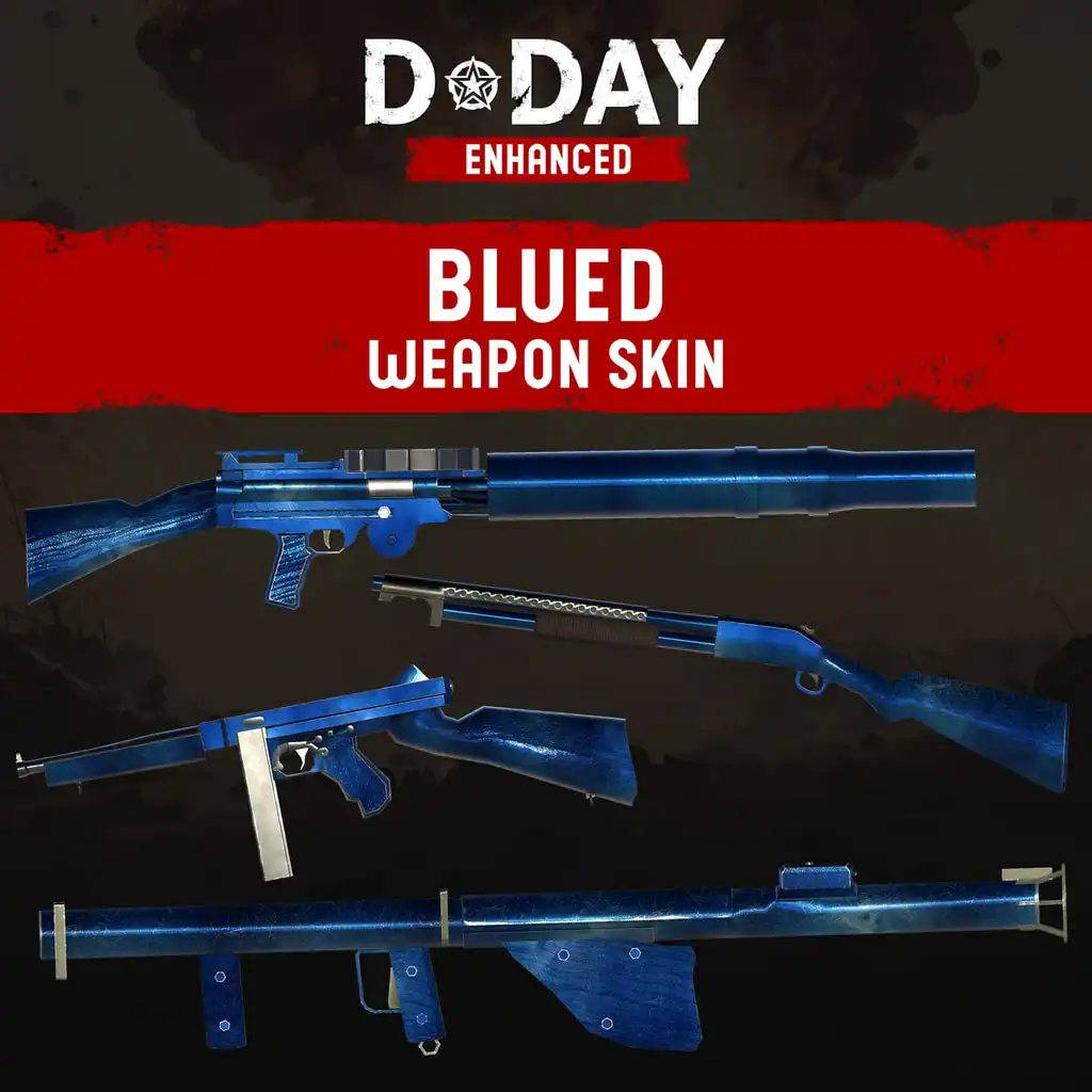 D-Day Enhanced - Blued Weapon Skin — D-Day Enhanced