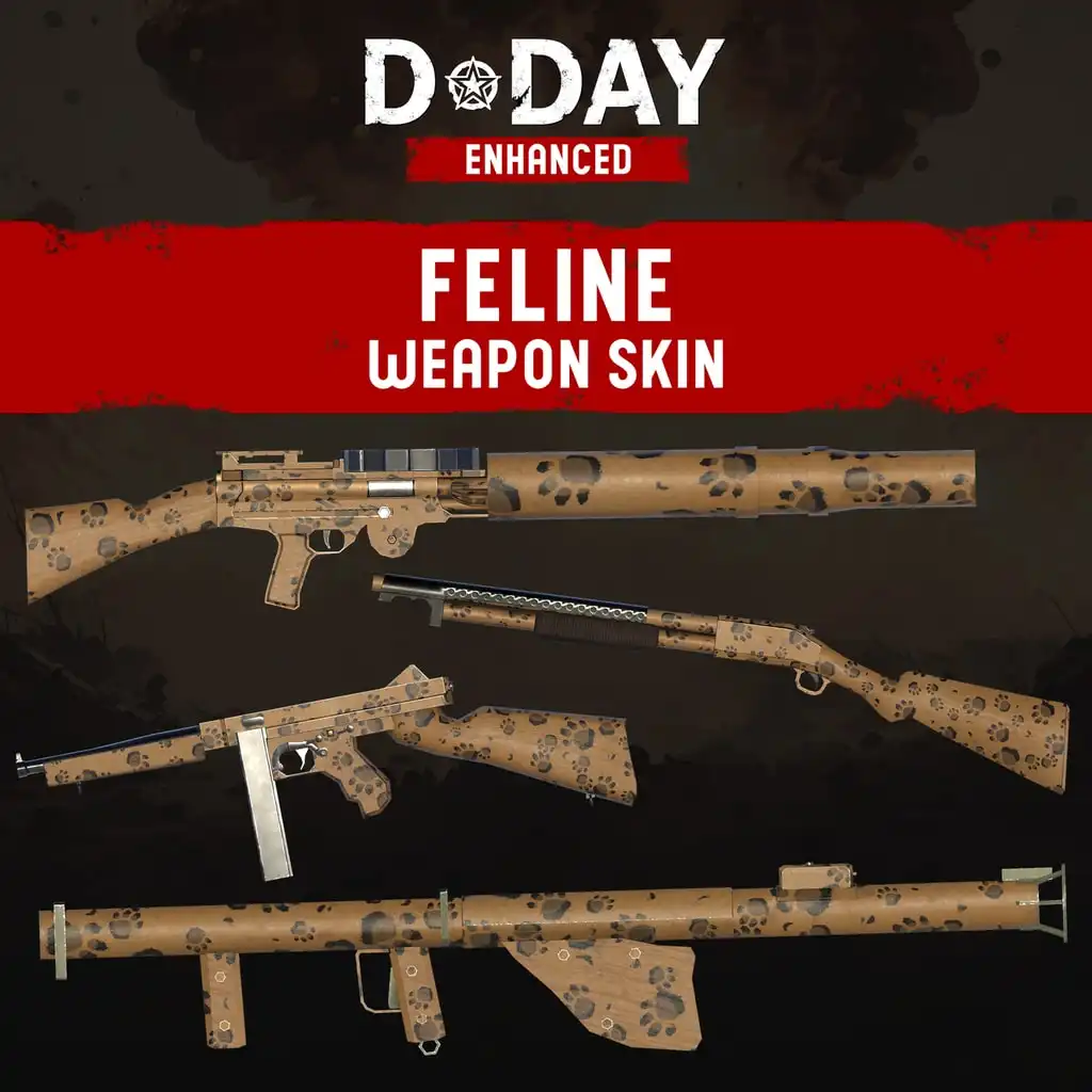 D-Day Enhanced - Feline Weapon Skin — D-Day Enhanced