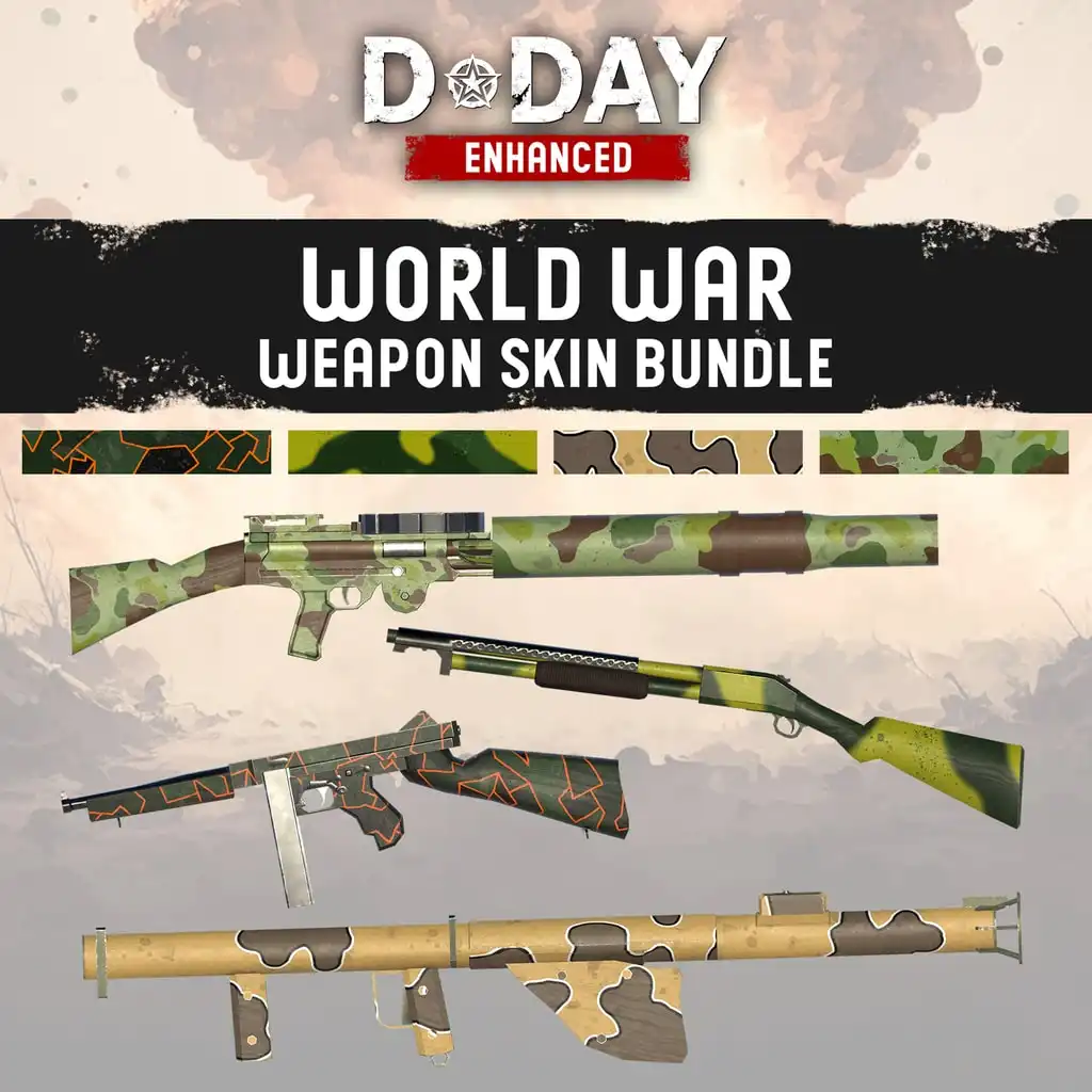 D-Day Enhanced - World War Weapon Skin Bundle — D-Day Enhanced