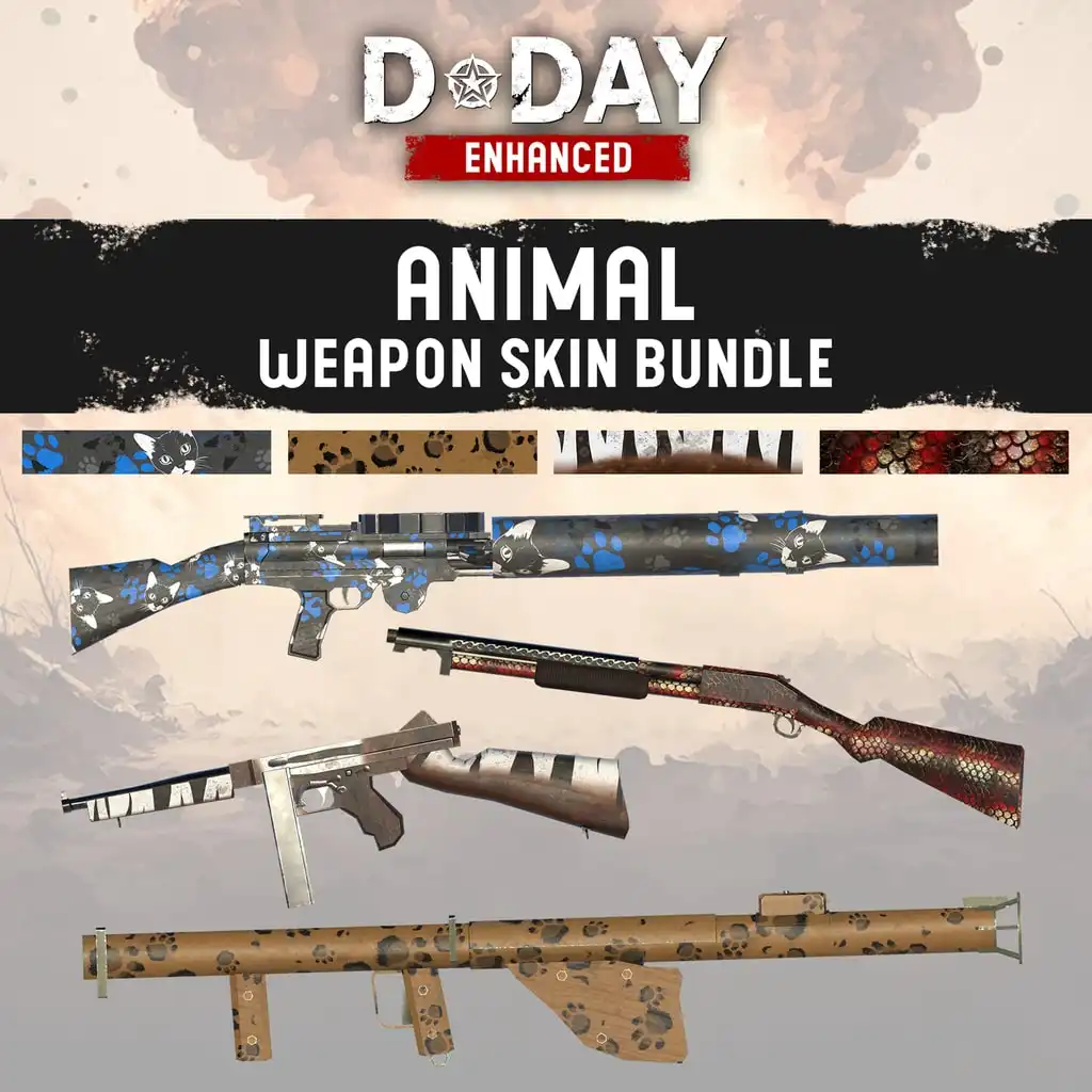 D-Day Enhanced - Animal Weapon Skin Bundle — D-Day Enhanced