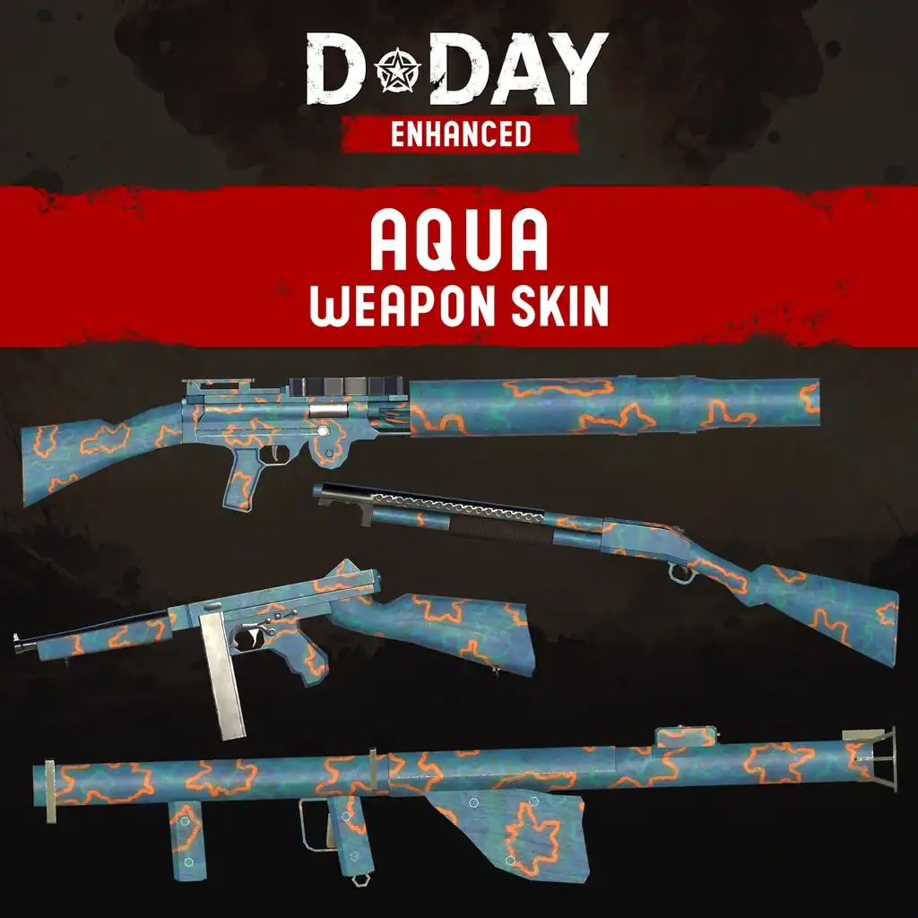 D-Day Enhanced - Aqua Weapon Skin — D-Day Enhanced