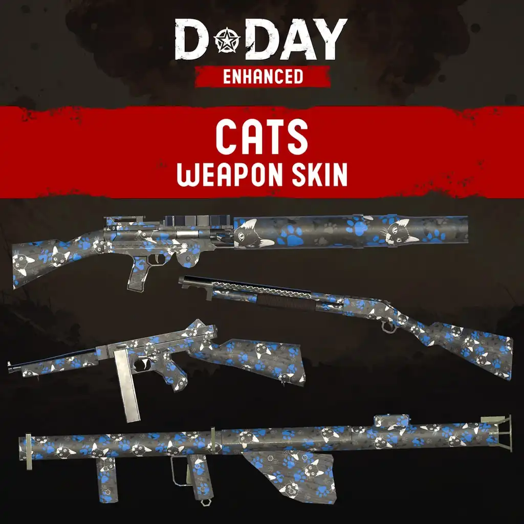 D-Day Enhanced - Cats Weapon Skin — D-Day Enhanced