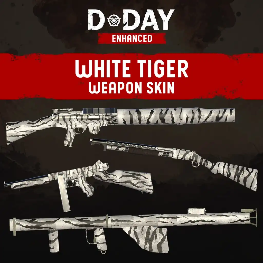 D-Day Enhanced - White Tiger Weapon Skin — D-Day Enhanced