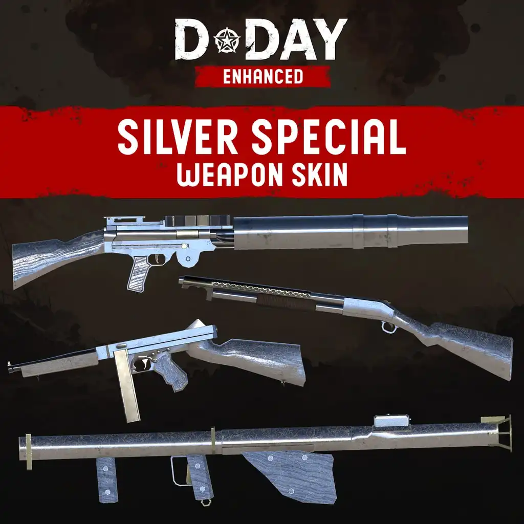 D-Day Enhanced - Silver Special Weapon Skin — D-Day Enhanced