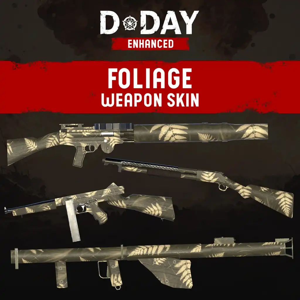 D-Day Enhanced - Foliage Weapon Skin — D-Day Enhanced