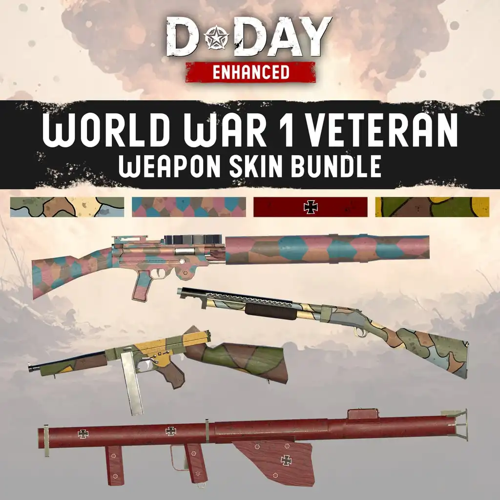 D-Day Enhanced - World War 1 Veteran Weapon Skin Bundle — D-Day Enhanced