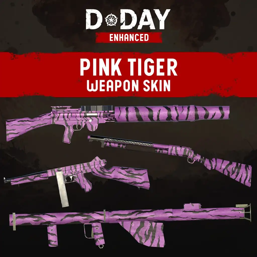 D-Day Enhanced - Pink Tiger Weapon Skin — D-Day Enhanced