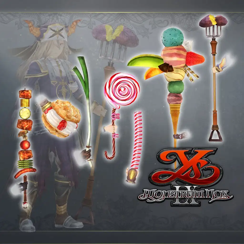 Haute Cuisine Weapon Set — Ys IX: Monstrum Nox