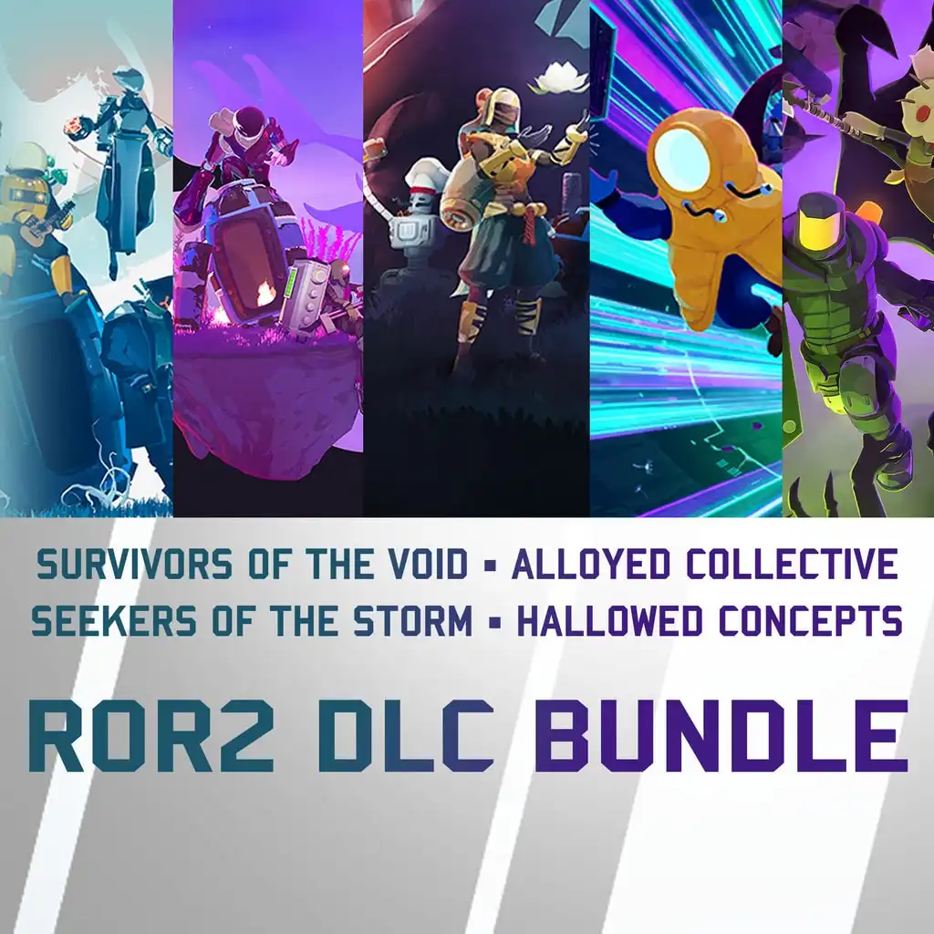 Risk of Rain 2 + Survivors of the Void + Seekers of the Storm + Alloyed Collective + Hallowed Concepts Bundle — Risk of Rain 2